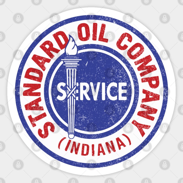 Standard Oil Company - Vintage logo Sticker by BodinStreet